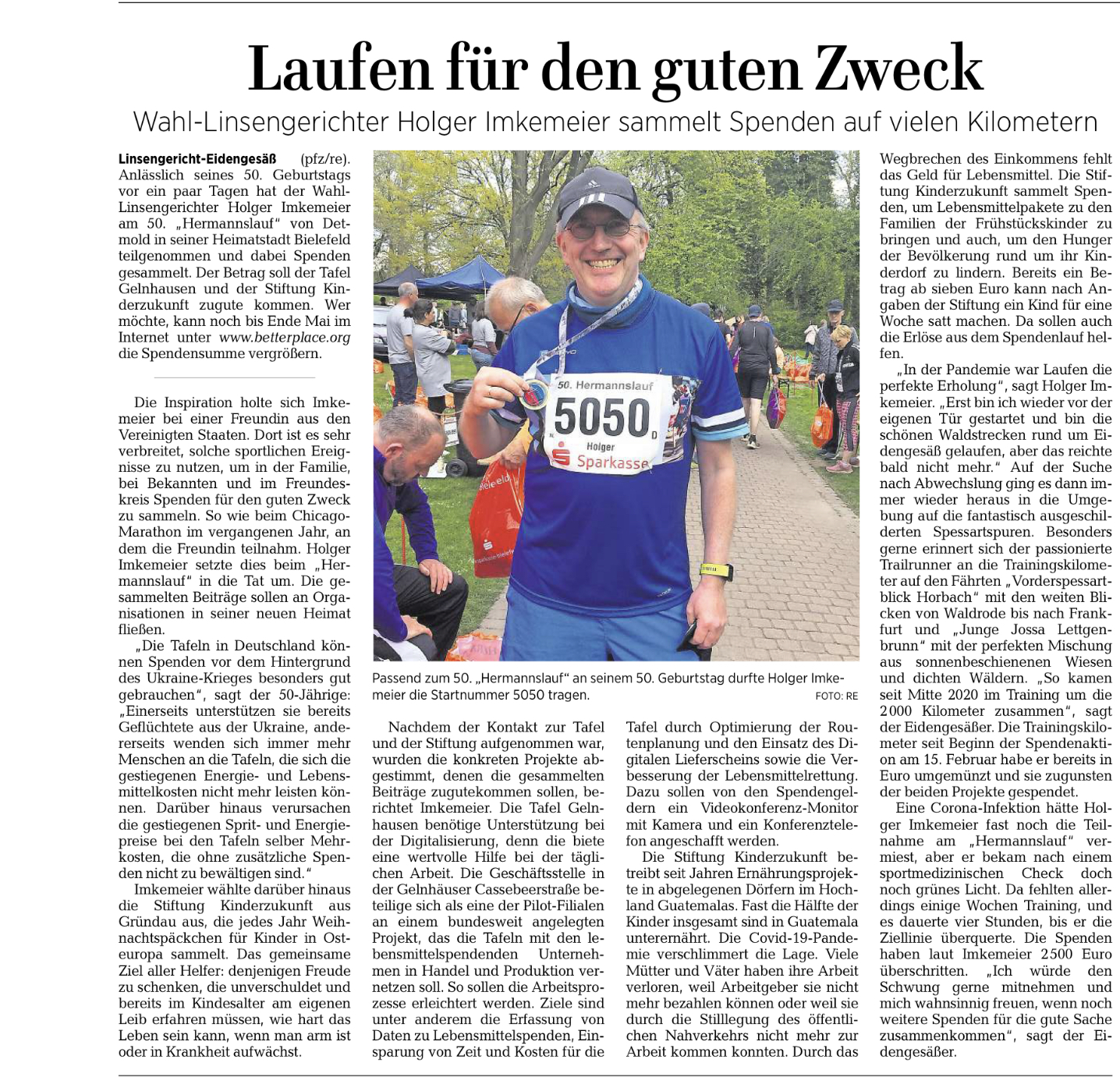 2022-05-11 Laufen fuer den guten Zweck