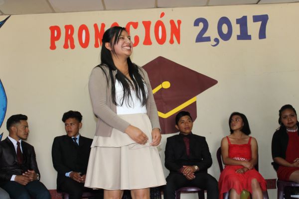 Paula bei ihrer Abschlussfeier