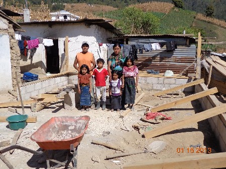 Hilfsmaßnahmen nach dem Erdbeben in Guatemala