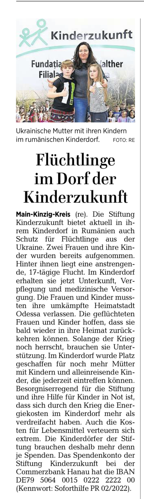 Fluechtlinge im Dorf der Kinderzukunft