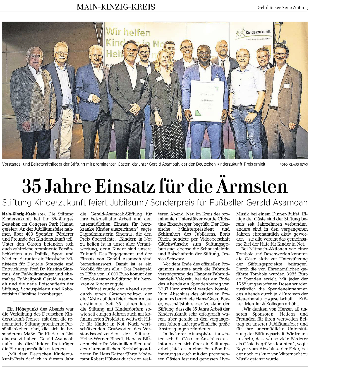 2023 09 16 GNZ 35 Jahre Einsatz fuer die Aermsten